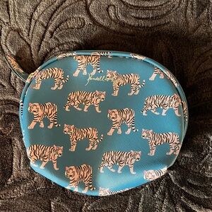 & Other Stories Blue Tiger Print Bag